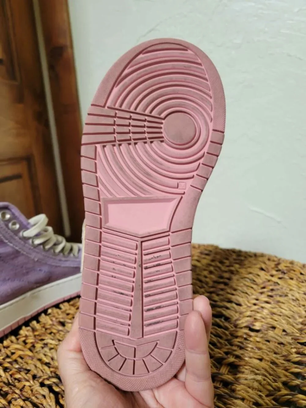 A.S.98 Purple High Top Sneakers Size 37 7